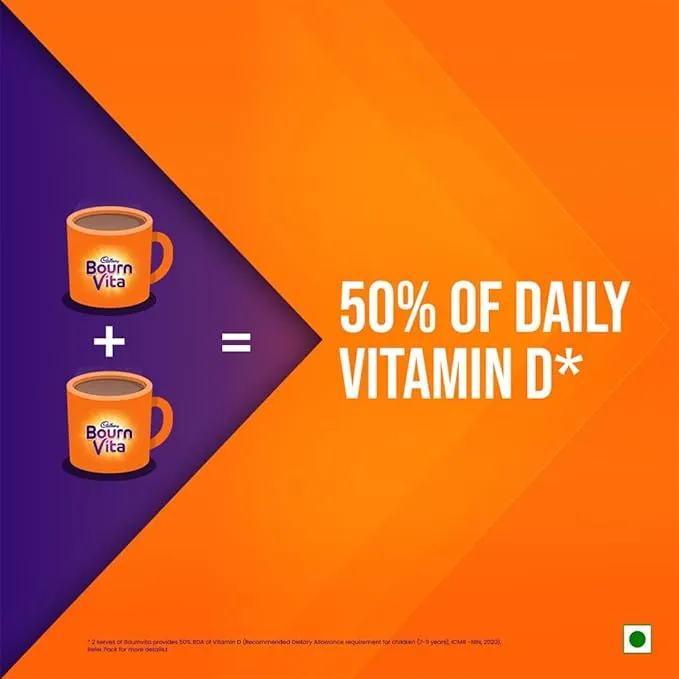 Bournvita Chocolate Nutrition Drink 500g Jar - Image 2